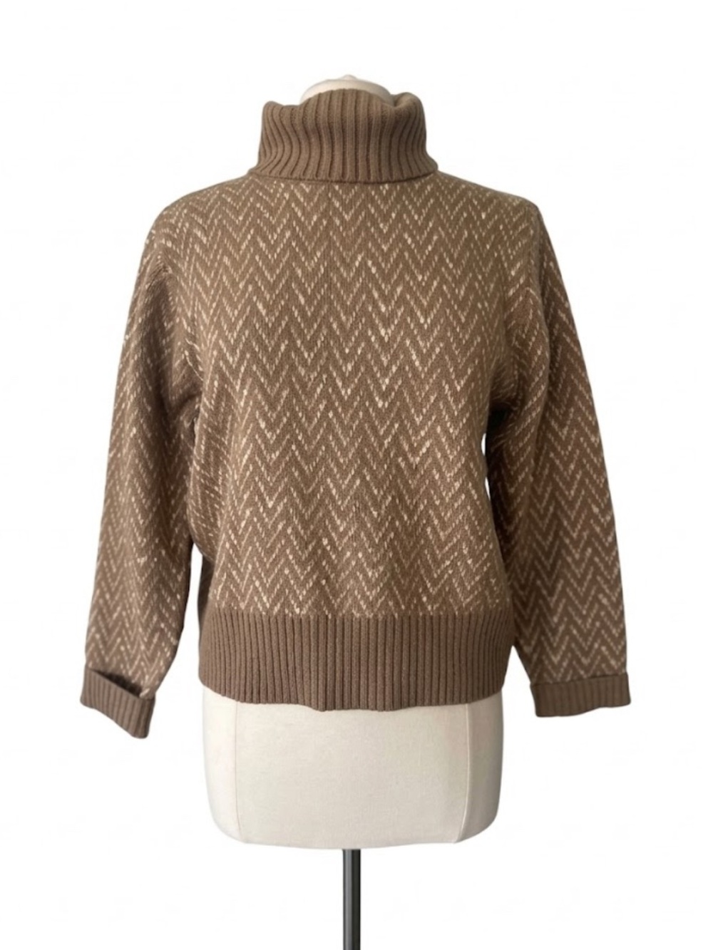 Women’s Pendleton Wool Blend Turtleneck Sweater Sz L